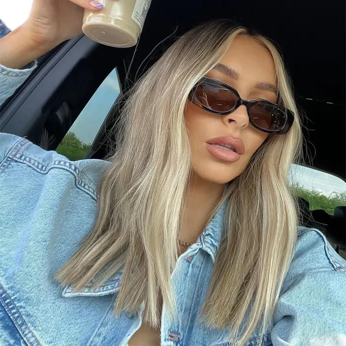 Perruque Lace Front Wig synthétique ondulée naturelle de 16 pouces