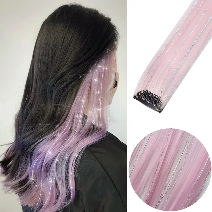 Extensions capillaires synthétiques à clips