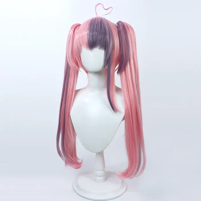 NIJISANJI virtuel YouTube Ironmouse Cosplay perruque Halloween fête accessoire cheveux synthétiques fibre résistante à