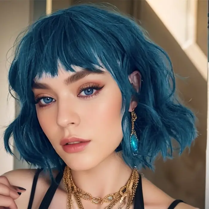 Perruque synthétique pour filles