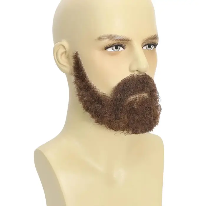 Fausse barbe complète avec pattes d'ange pour hommes