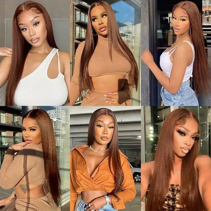 Perruque Lace Frontal Wig naturelle lisse