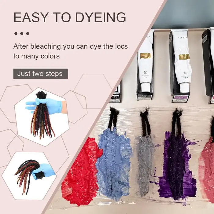 Extensions de micro-locks permanentes Sisterlocks entrelacées faites à la main de 2 mm en cheveux humains naturels