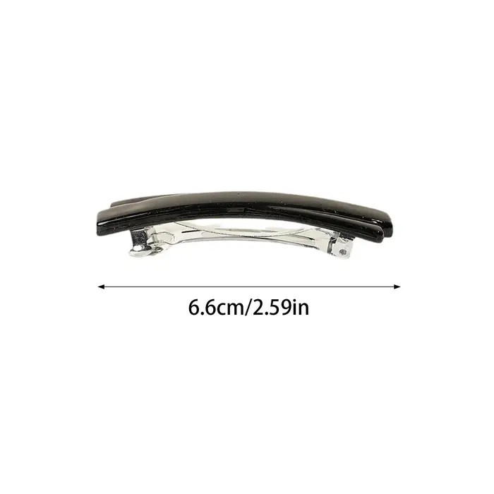 Barrettes fines rétro à ressort