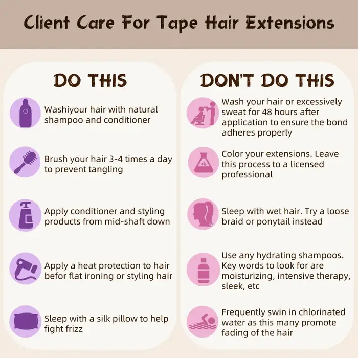 Extensions de cheveux naturels Isheeny à bandes adhésives