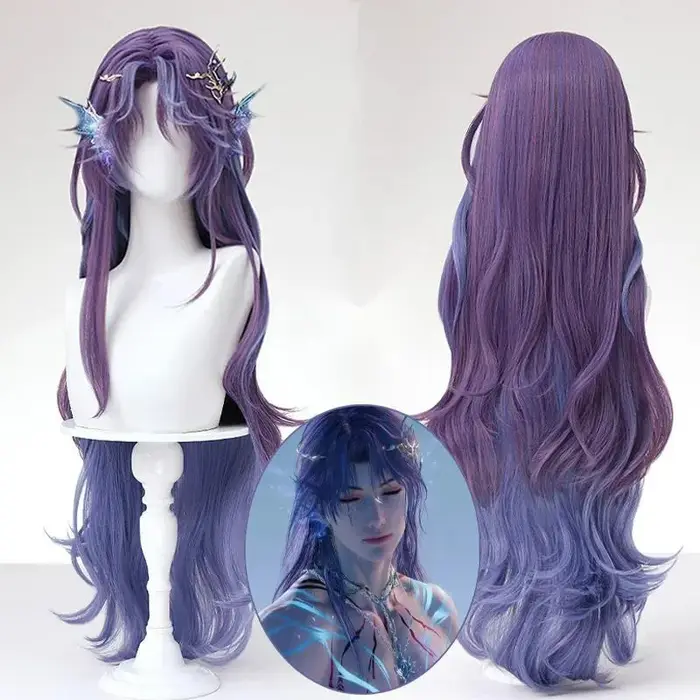 Amour et espace profond Rafayel Cosplay perruque accessoire oreille