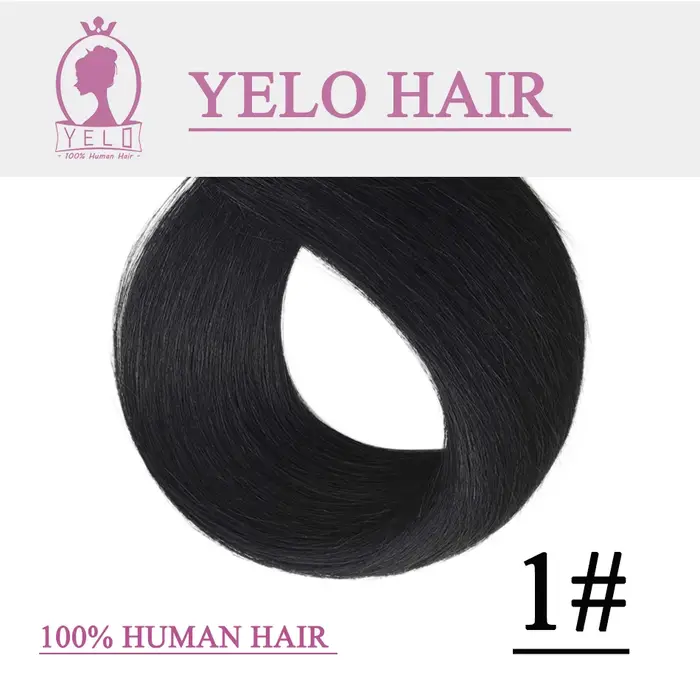 Extensions de Cheveux Humains Lisses avec Clips, Ligne de Poisson, Balayage, Teintes Naturelles, Tra