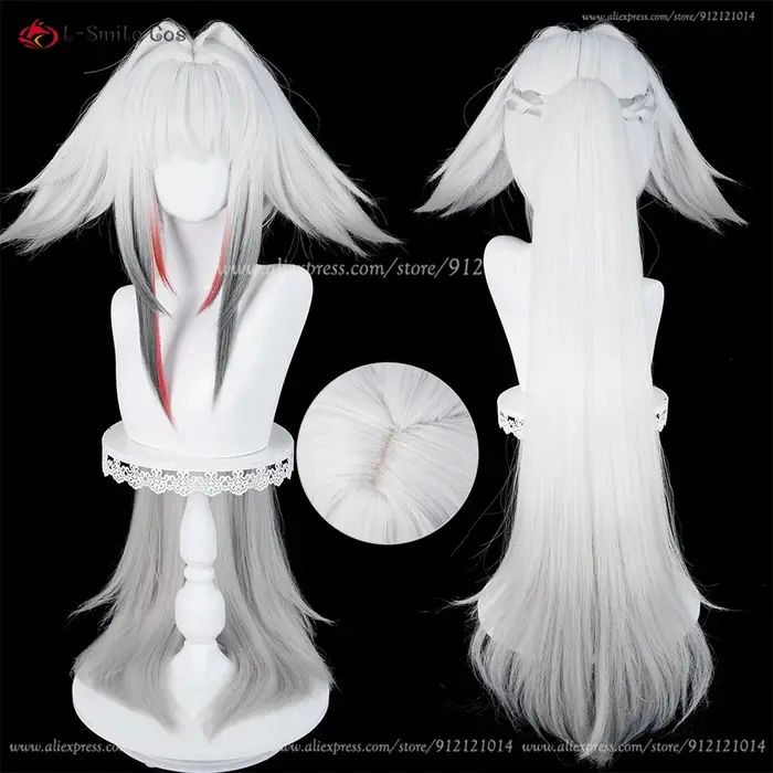 ZZZ Ye Shunguang Cosplay perruque lin mélange marron 90 cm perruques pour femmes
