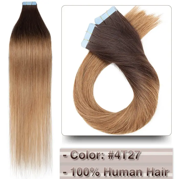 S-noilite 20 pièces bande dans les Extensions de cheveux
