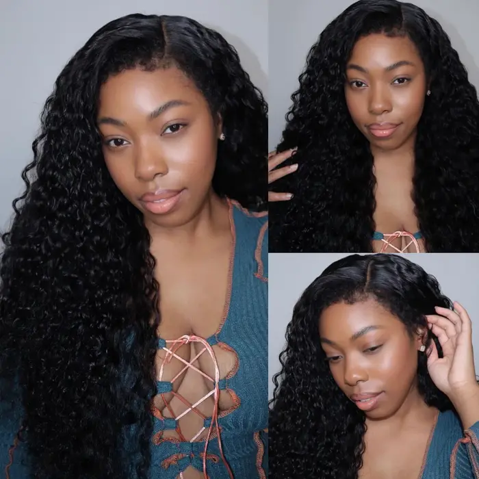 Perruque Lace Front Wig Naturelle Crépue Bouclée