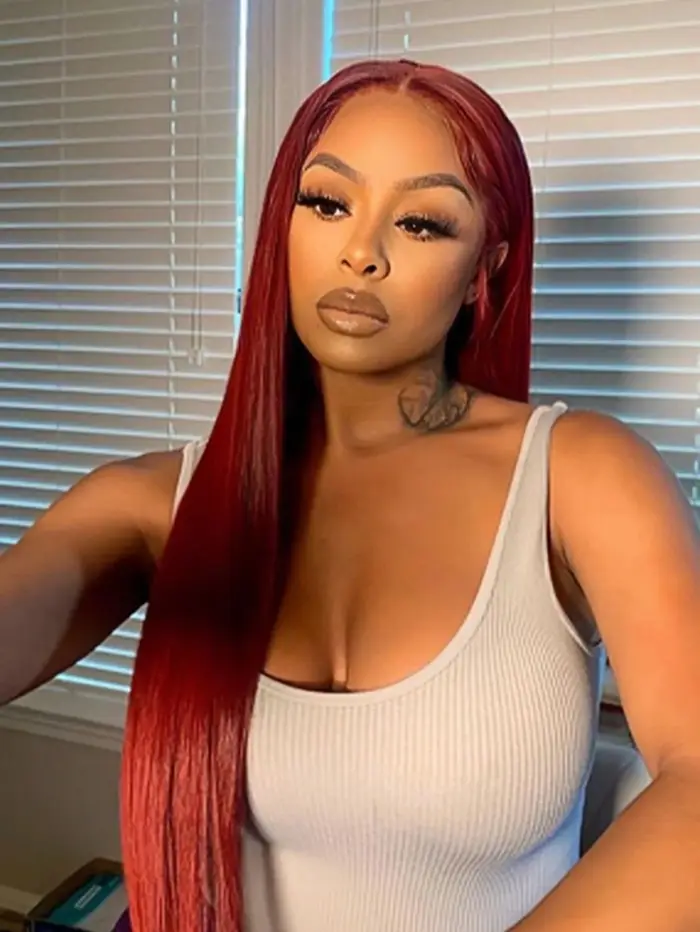 Extensions de cheveux à clips 99J Bourgogne