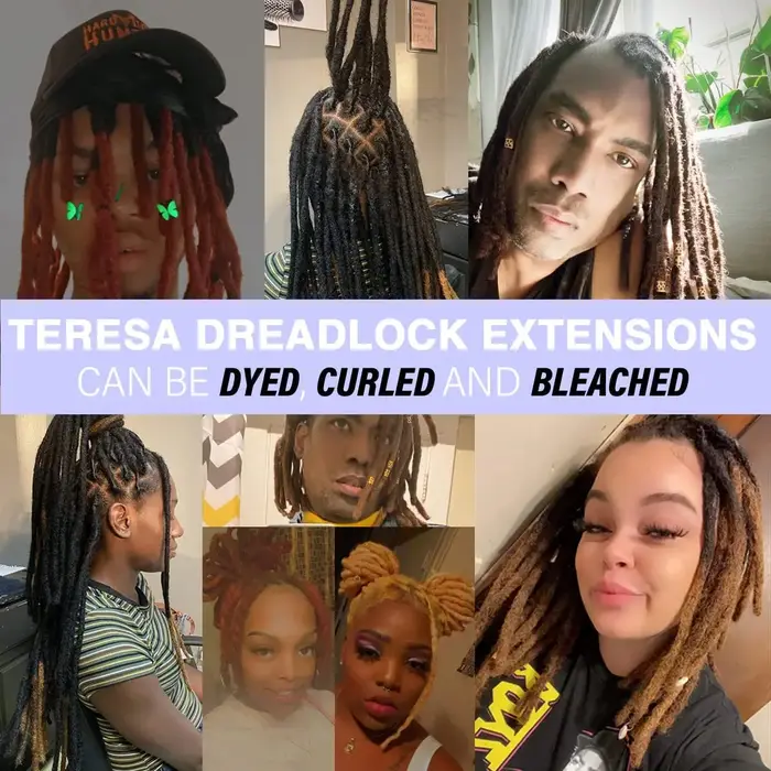 Extensions de dreadlocks synthétiques de 0