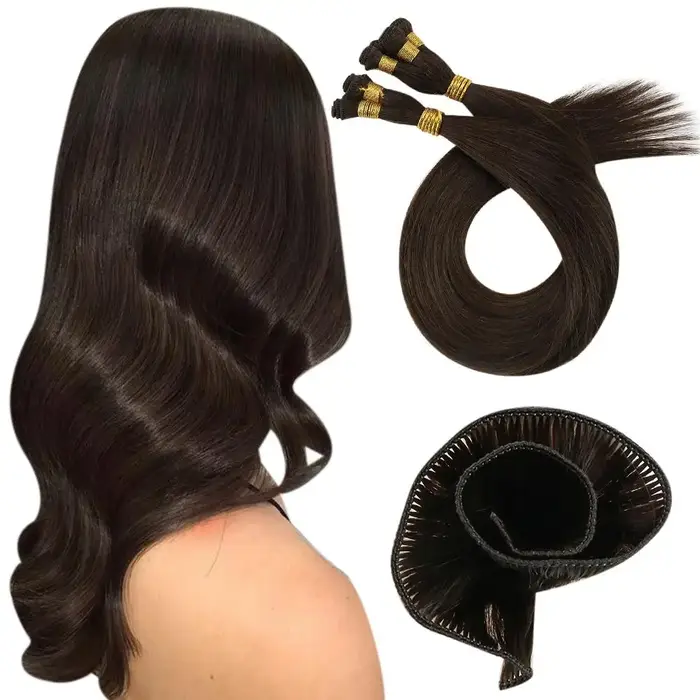 Extensions de cheveux tissées à la main