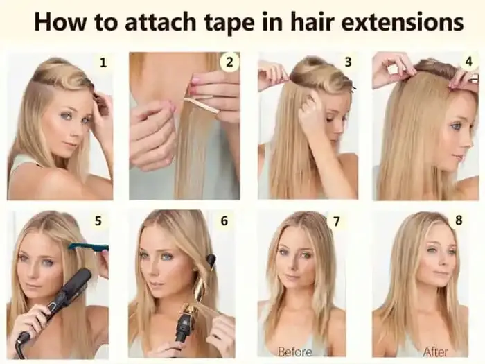 Extensions de cheveux 100% naturels