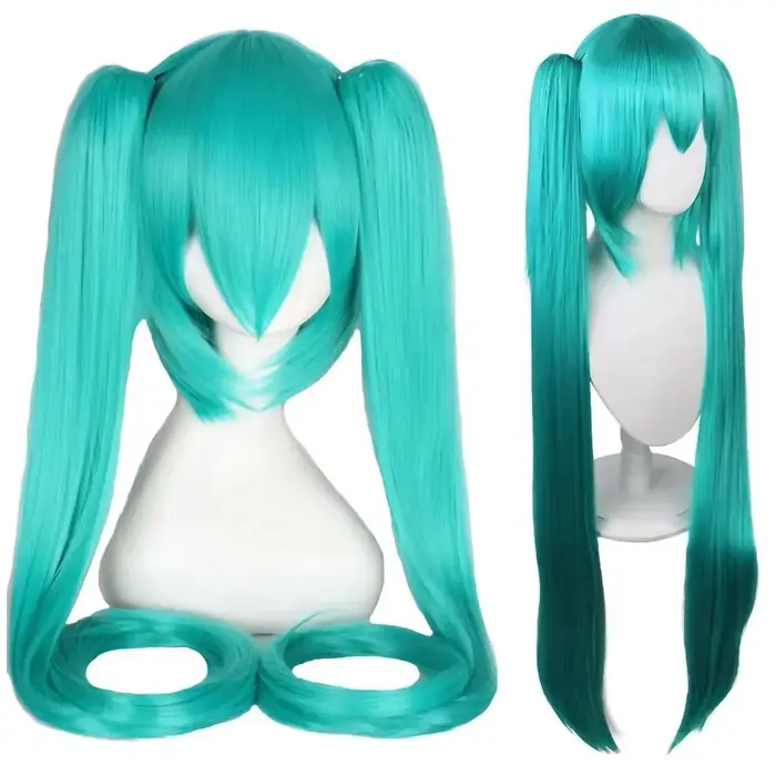 Perruque de cosplay Anime Hatsune Miku