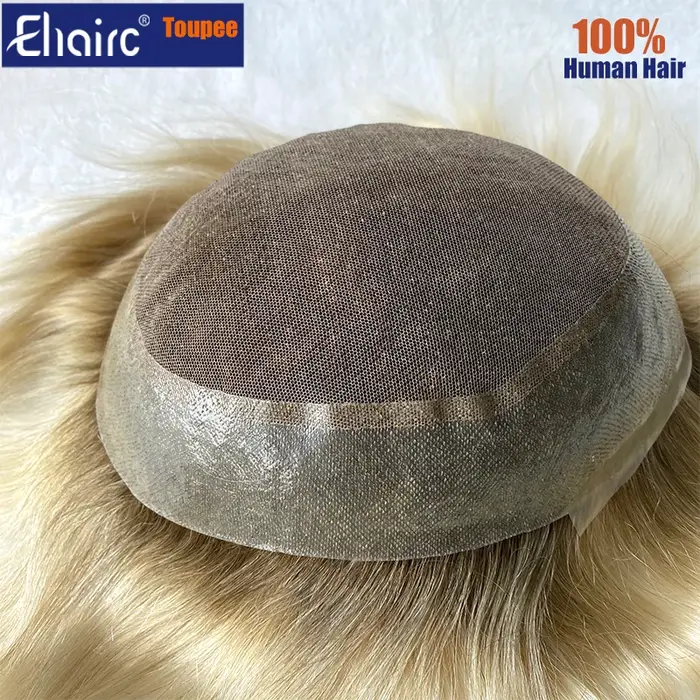 Perruque de prothèse capillaire pour homme