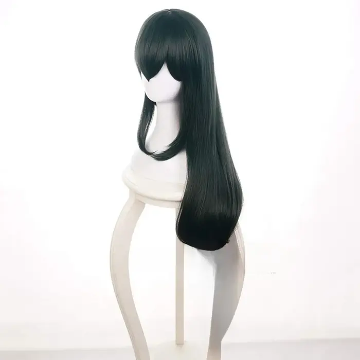 Perruque vert foncé My Boku No Hero Academia Tsuyu Asui pour cosplay
