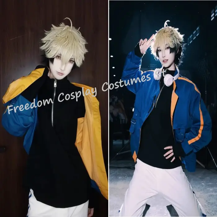 Anime Link Click Liu Xiao Xavier Xia Fei Felix Cosplay Costume perruque manteau décors Halloween carnaval quotidien fête vêtements ensemble complet