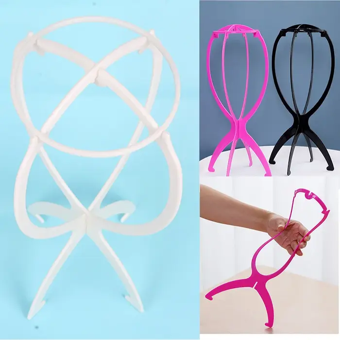 Support de perruque pliable et Portable