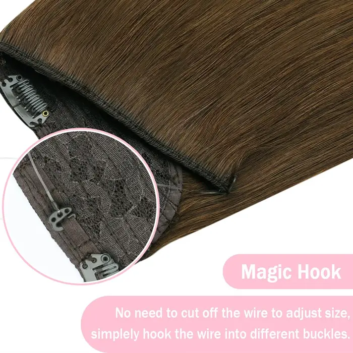 Extensions de cheveux invisibles Halo