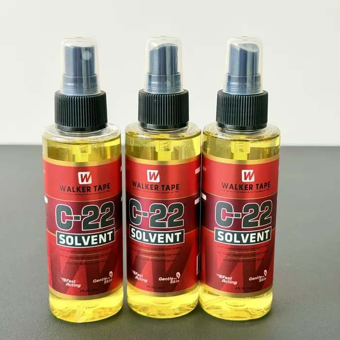 Vente en gros Walker Tape Ultra Hold Hair System Adhésif & 4oz 118ml C22 Dissolvant de colle pour perruque à solvant