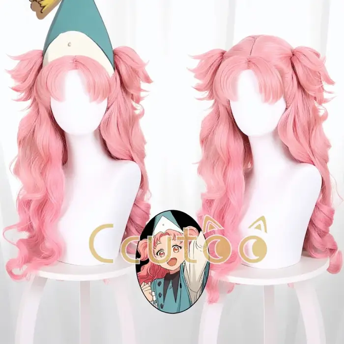 Perruque synthétique Anime Witch Hat Atelier Tetia Cosplay