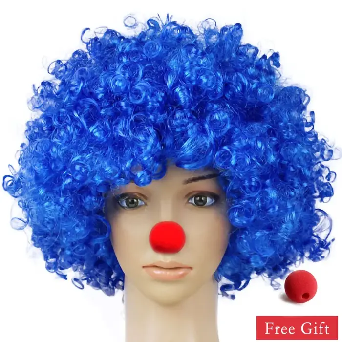 Perruque de Clown colorée