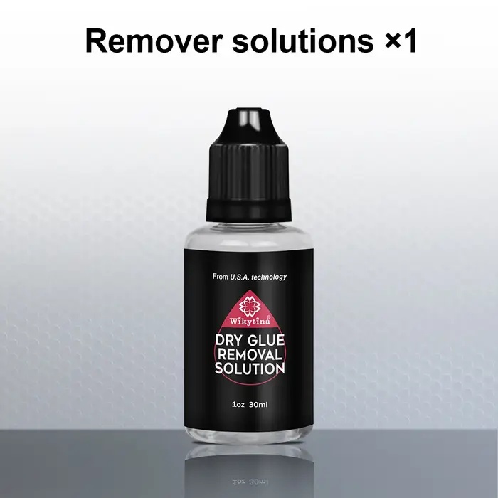 Kit de colle UV légère pour extensions de cheveux, colle naturelle invisible, colle sèche facile à u