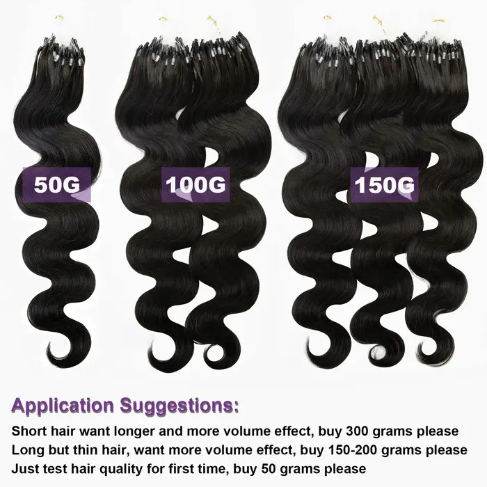 Micro lien Extensions de cheveux