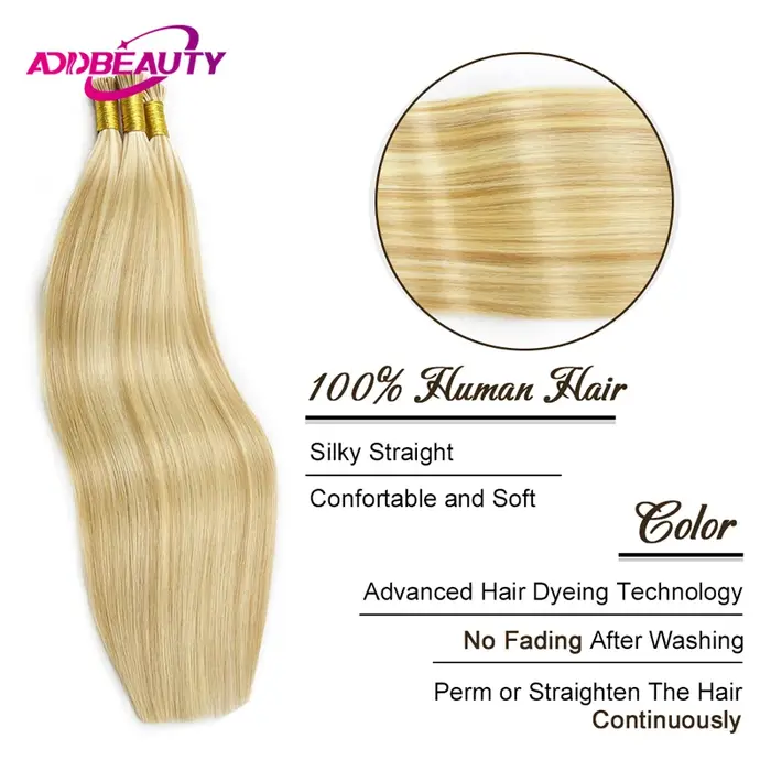 Extensions de cheveux humains bruns pour femmes droites ITIP Extension