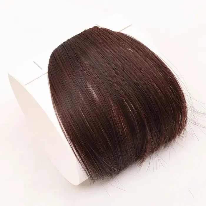 Frange de cheveux synthétique style air 3D