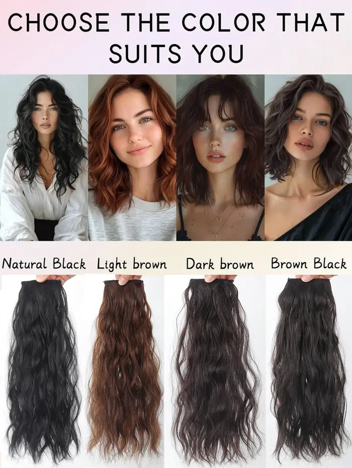 Extensions de cheveux ondulés pour femmes