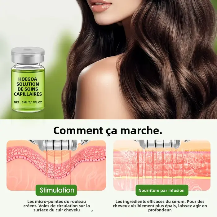 Sérum de soin essentiel pour cheveux