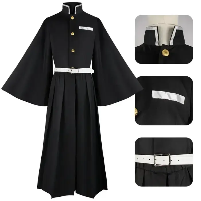 Aime Tokitou Muichirou Cosplay Costume Kisatsutai uniforme perruque Halloween