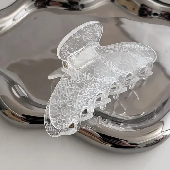 Pince à cheveux à motif de dentelle