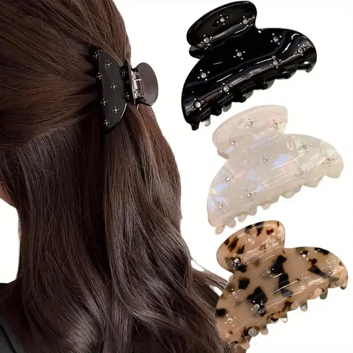 Pinces à cheveux en acétate