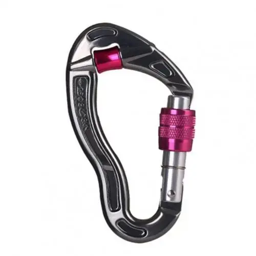Clip d'escalade indéformable, Clips de verrouillage, haute dureté, anti-rayures, pratique, équipemen