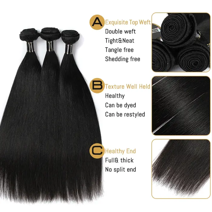 Bundles de cheveux raides Sophia
