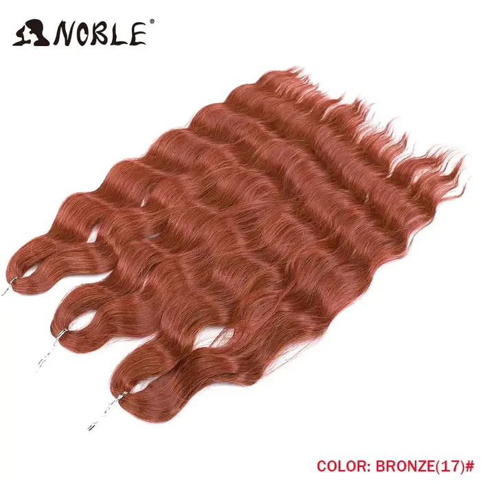 Extensions capillaires synthétiques Deep Wave 24 pouces-Noble