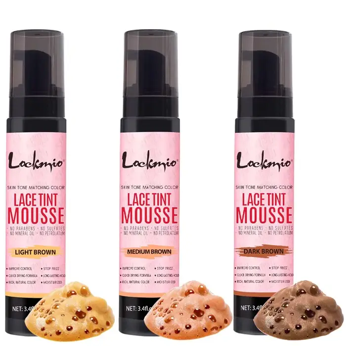 Mousse de teinte pour perruque