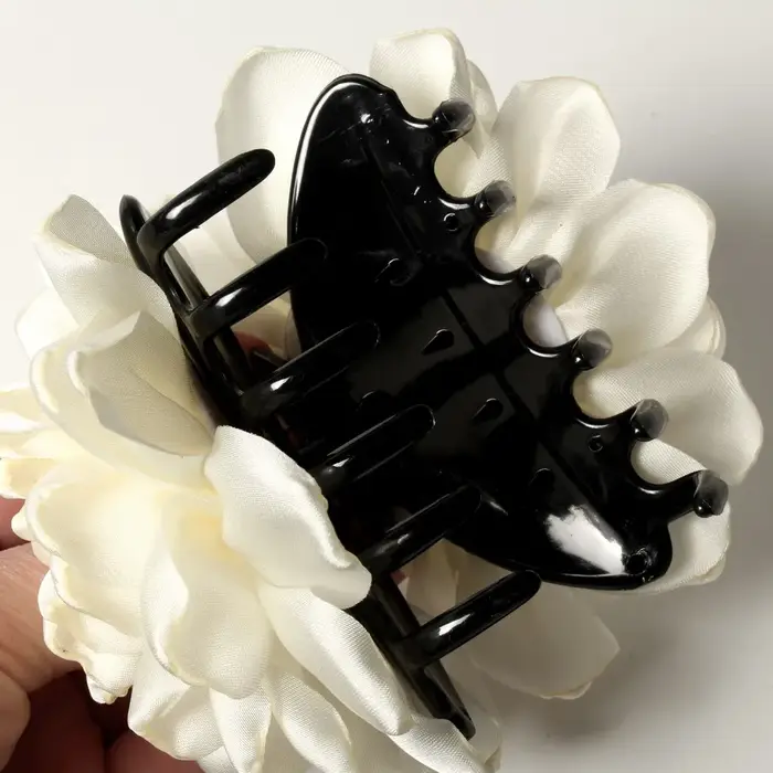 Pinces à cheveux en tissu fleur de Rose pour femmes et filles