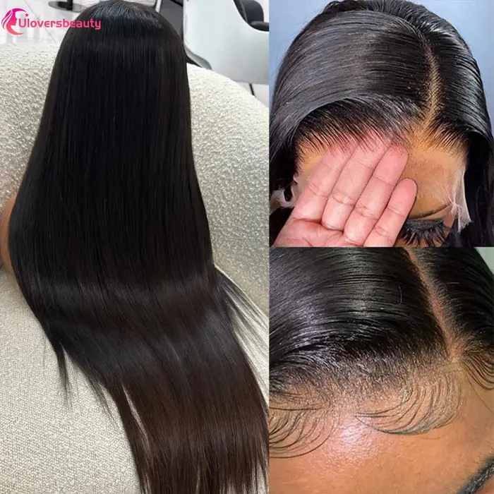 26 30 40 Pouces Perruques Cheveux Humains 13X4 Perruque Brésilienne Glueless Wigs Human Hair 210% Densité