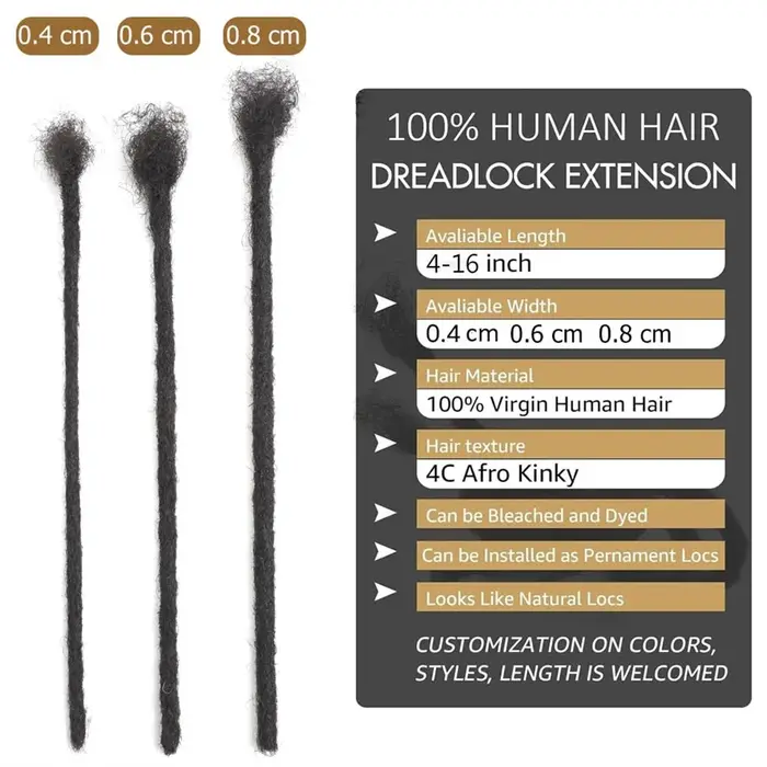 Extension de Cheveux Humains 0.6 Naturels