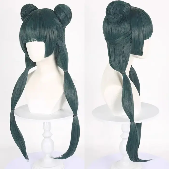 Maomao Cosplay perruque synthétique Anime les journaux d'apothicaire cheveux verts 2 Styles Kusuriya no Hitorigoto