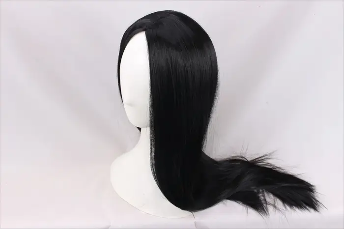 Halloween femmes Addams famille Cosplay perruque Morticia