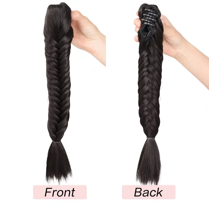 Extensions de cheveux tressées de 16 pouces