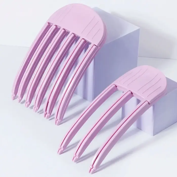 Pinces volumisantes en plastique pour cheveux - Sans plis
