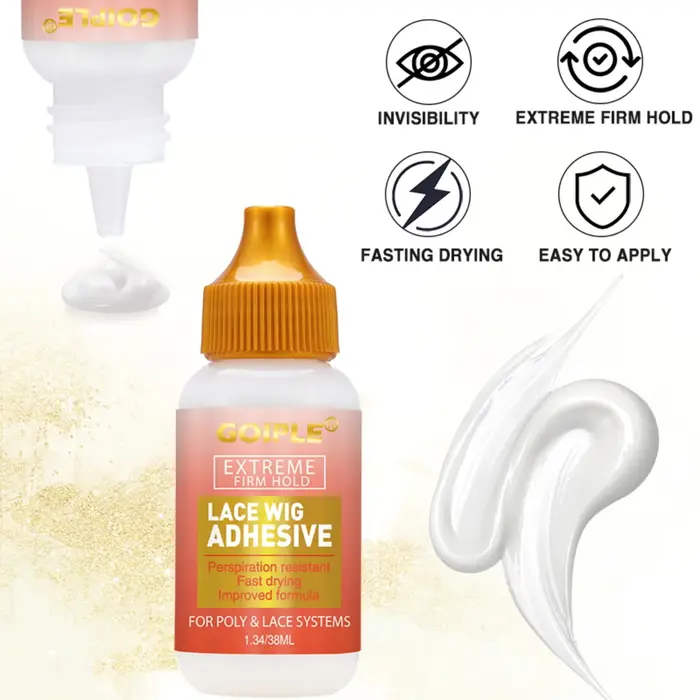 Adhésif de remplacement de cheveux toupet liaison perruque colle Invisible imperméable dentelle collée audacieuse garder