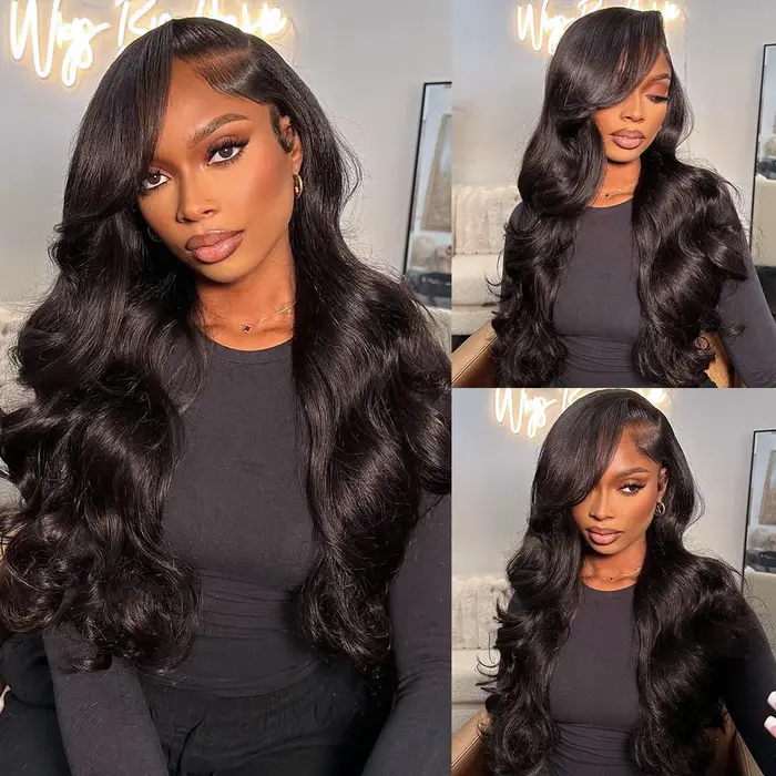 250% Remy cheveux 30 pouces vague de corps 7x5 sans colle perruques cheveux humains brésilien pré pl