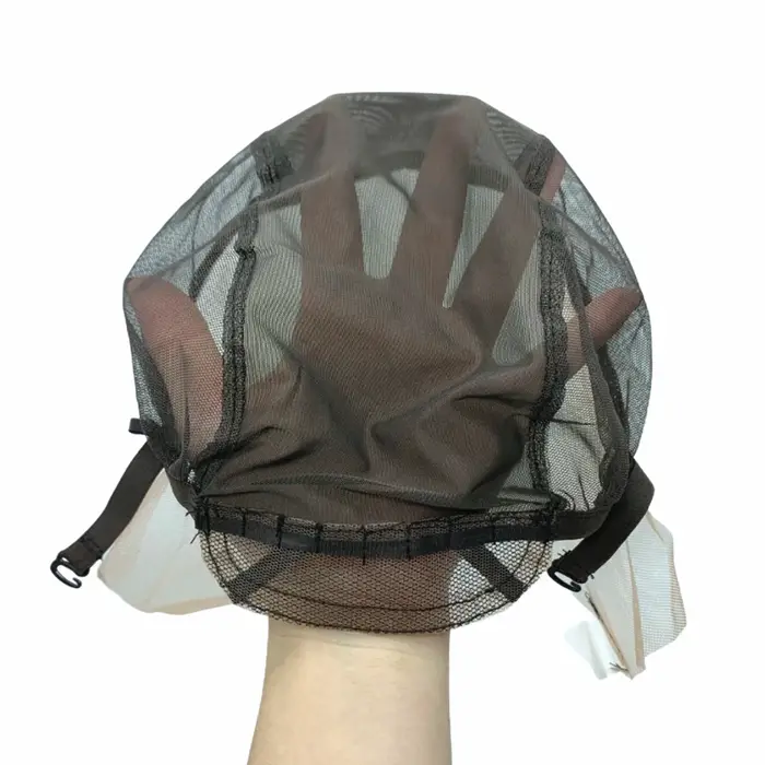 Bonnets de perruque en dentelle 13x4, 1 pièce, pour la fabrication de perruques avec bretelles réglables, bonnet de tissage sans colle, Base de perruque pour la ventilation ou les nœuds